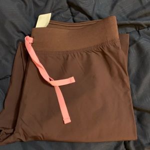 Figs Women’s Dark Fig Livingston Free-X Basic Scrub Pants- small